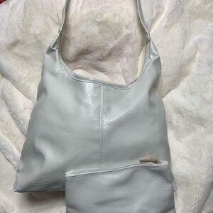 Elegant White Women's Bag Set